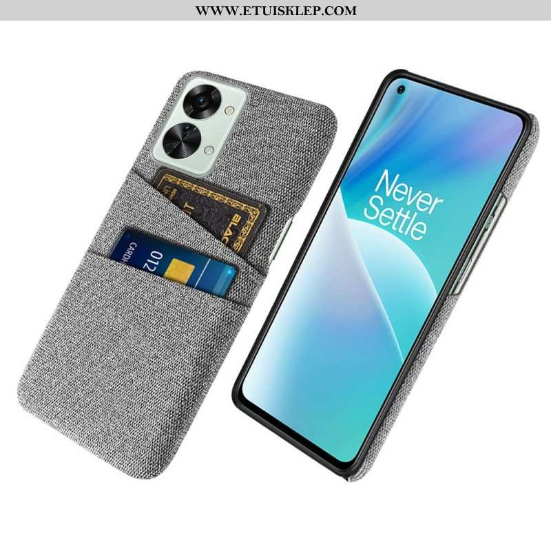 Etui do OnePlus Nord 2T 5G Tkanina O Bardzo Delikatnej Teksturze